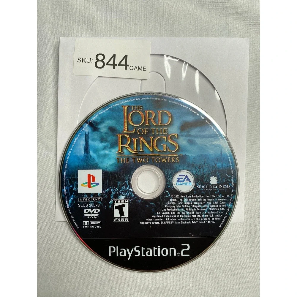 Lord of the Rings The Two Towers Sony PlayStation 2
